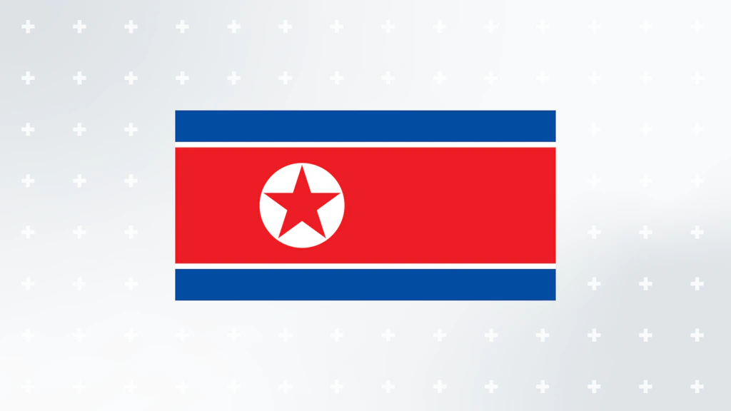 Bandiera della Repubblica popolare democratica Corea